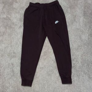 Maroon Nike Sweatpants Joggers - Size Medium